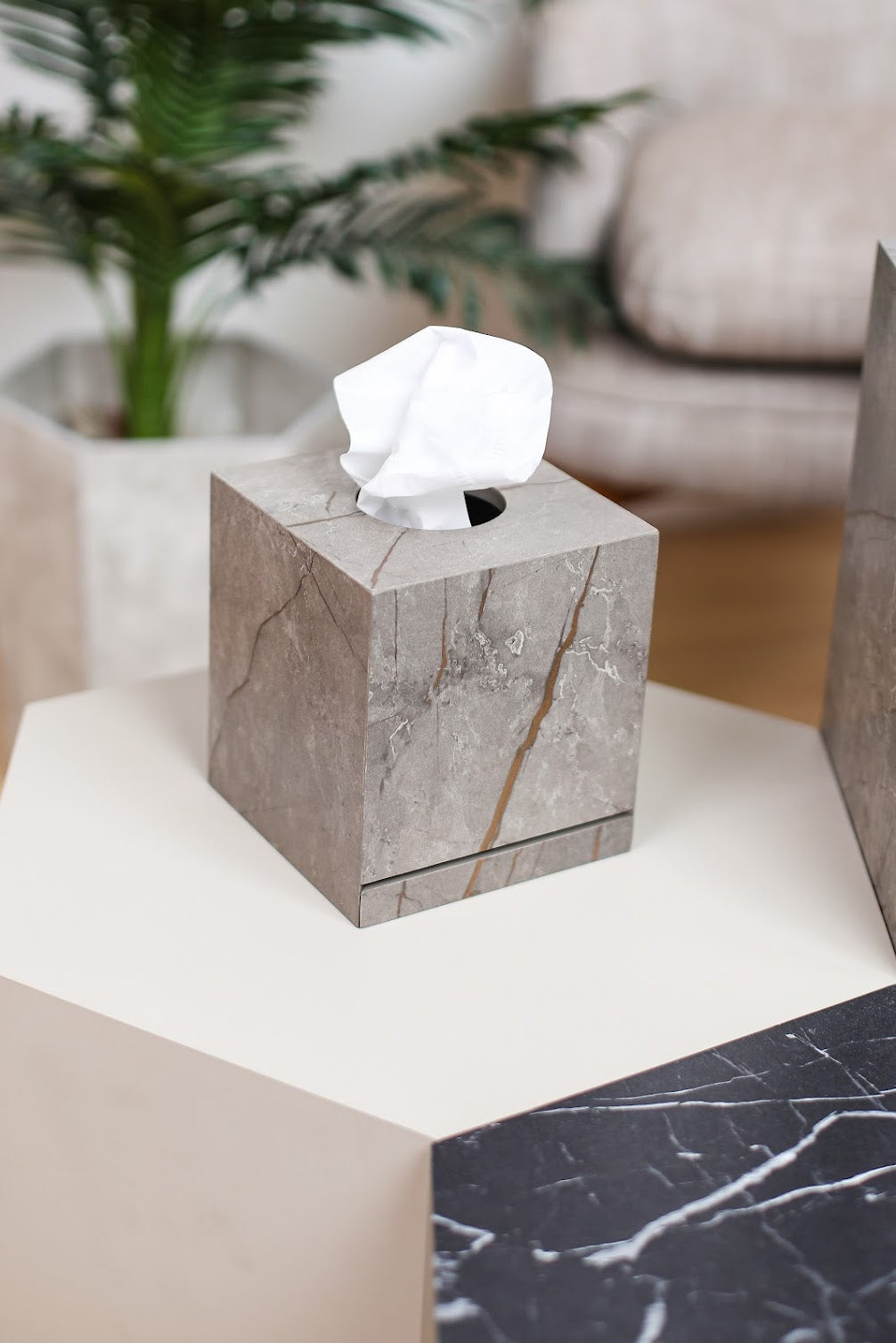 Tissue Boxes & Trash Bins