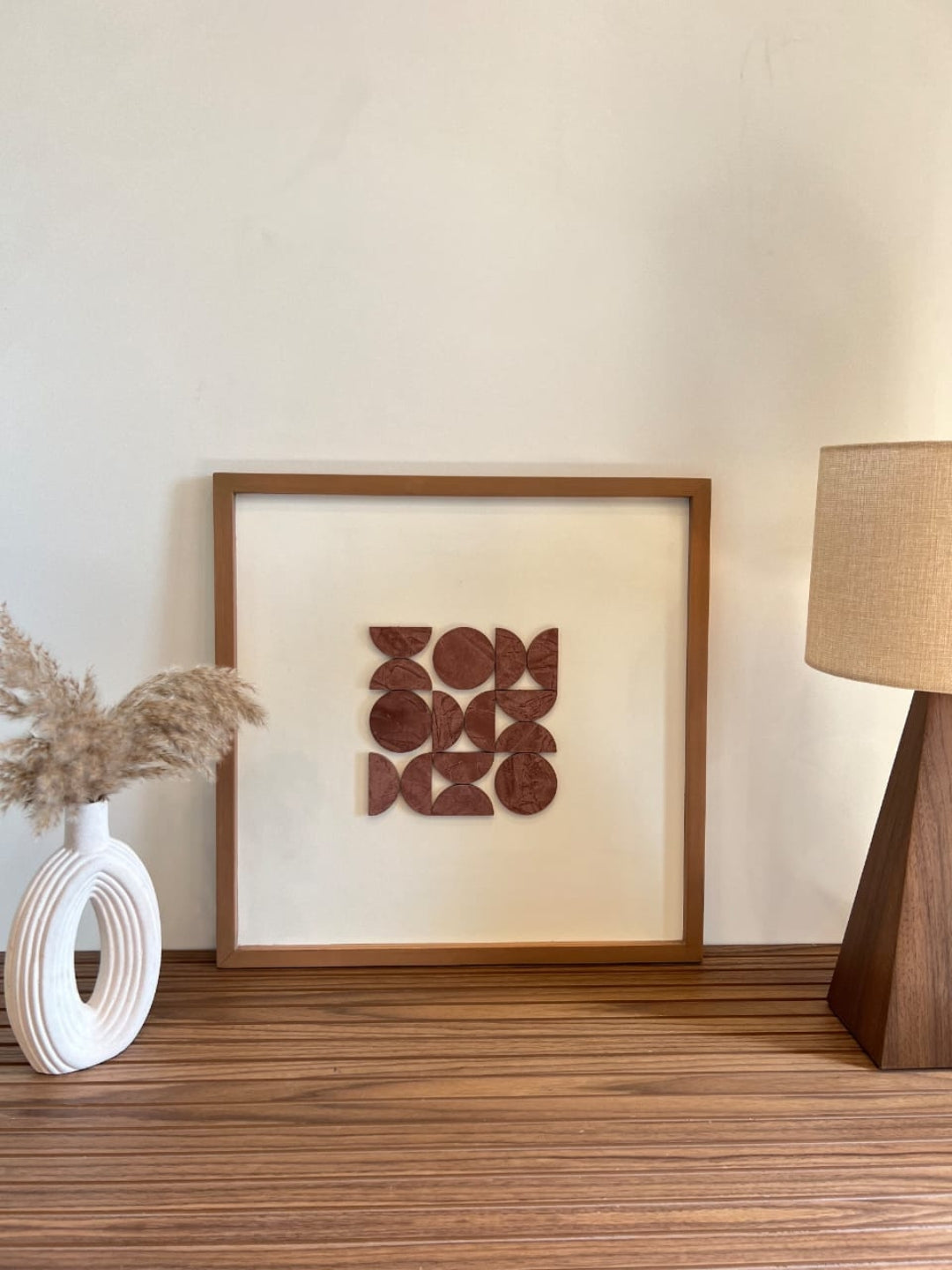 Bauhause Centered - Wooden Wall Art
