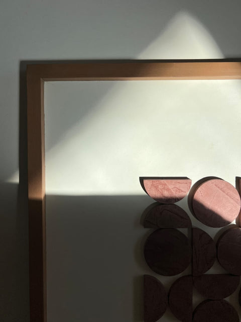 Bauhause Centered - Wooden Wall Art