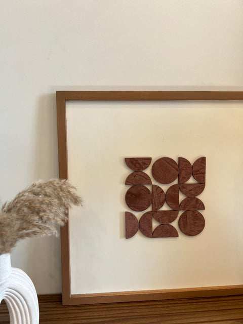 Bauhause Centered - Wooden Wall Art