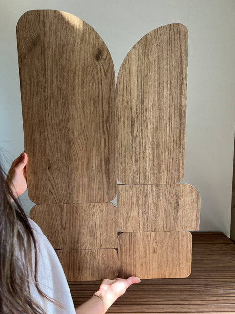 Curva - Oak - Wooden Wall Art