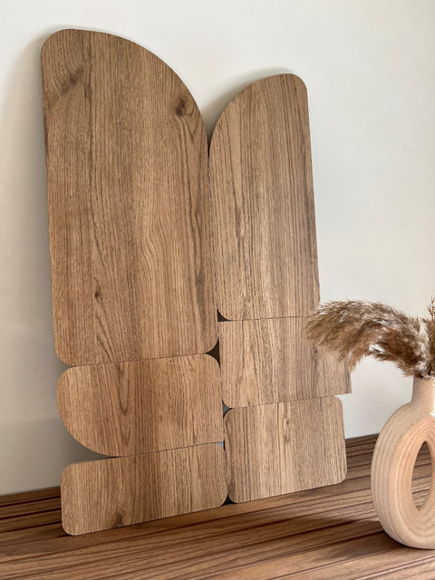 Curva - Oak - Wooden Wall Art