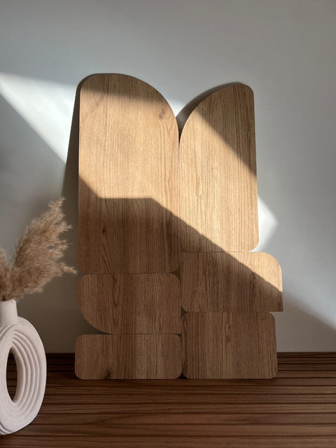 Curva - Oak - Wooden Wall Art