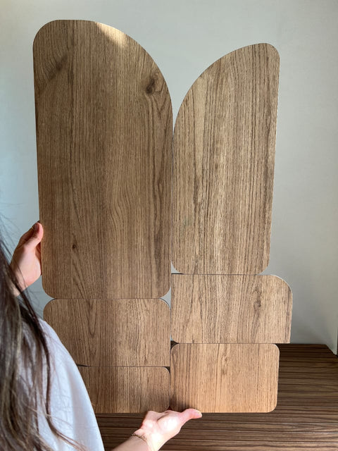 Curva - Oak - Wooden Wall Art