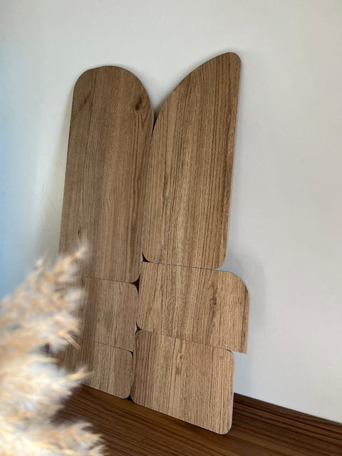 Curva - Oak - Wooden Wall Art