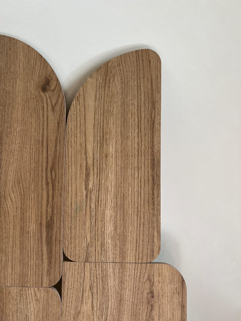 Curva - Oak - Wooden Wall Art