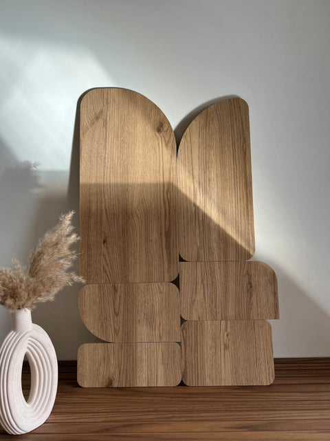 Curva - Oak - Wooden Wall Art