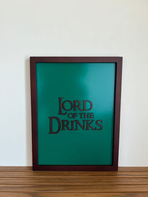 Lord of the Drinks - Wall Art