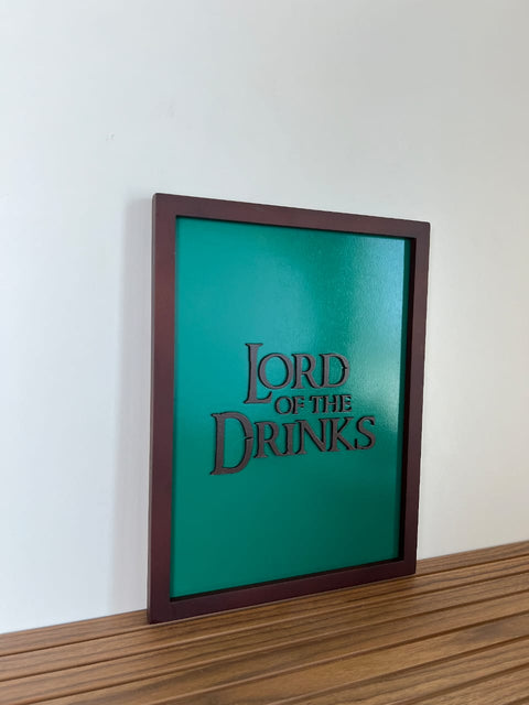 Lord of the Drinks - Wall Art