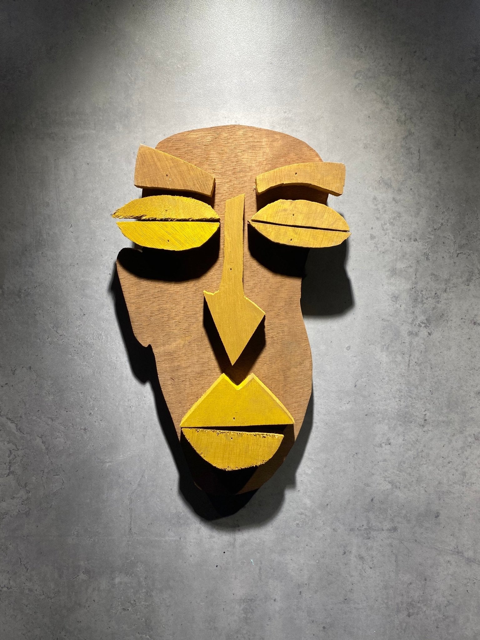 Abstract Face Wall Art - Wood Workers Global