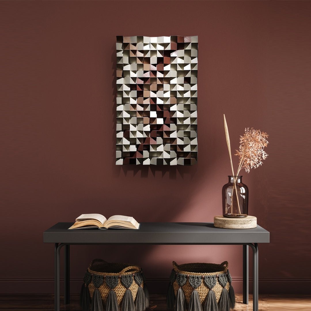 Geometric Wood Wall Decor - Wood Workers Global