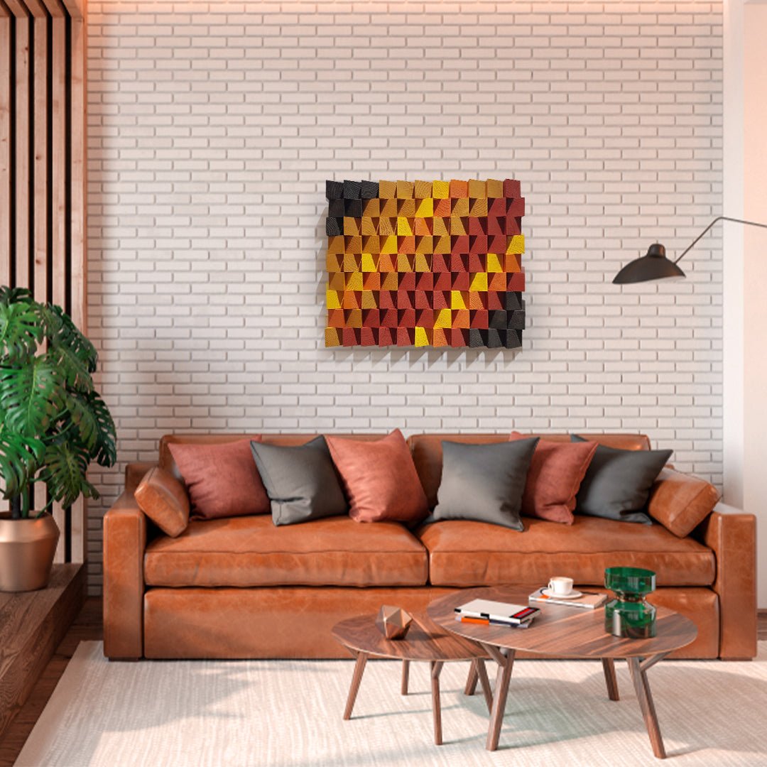 Geometric Wooden Wall Art - Wood Workers Global