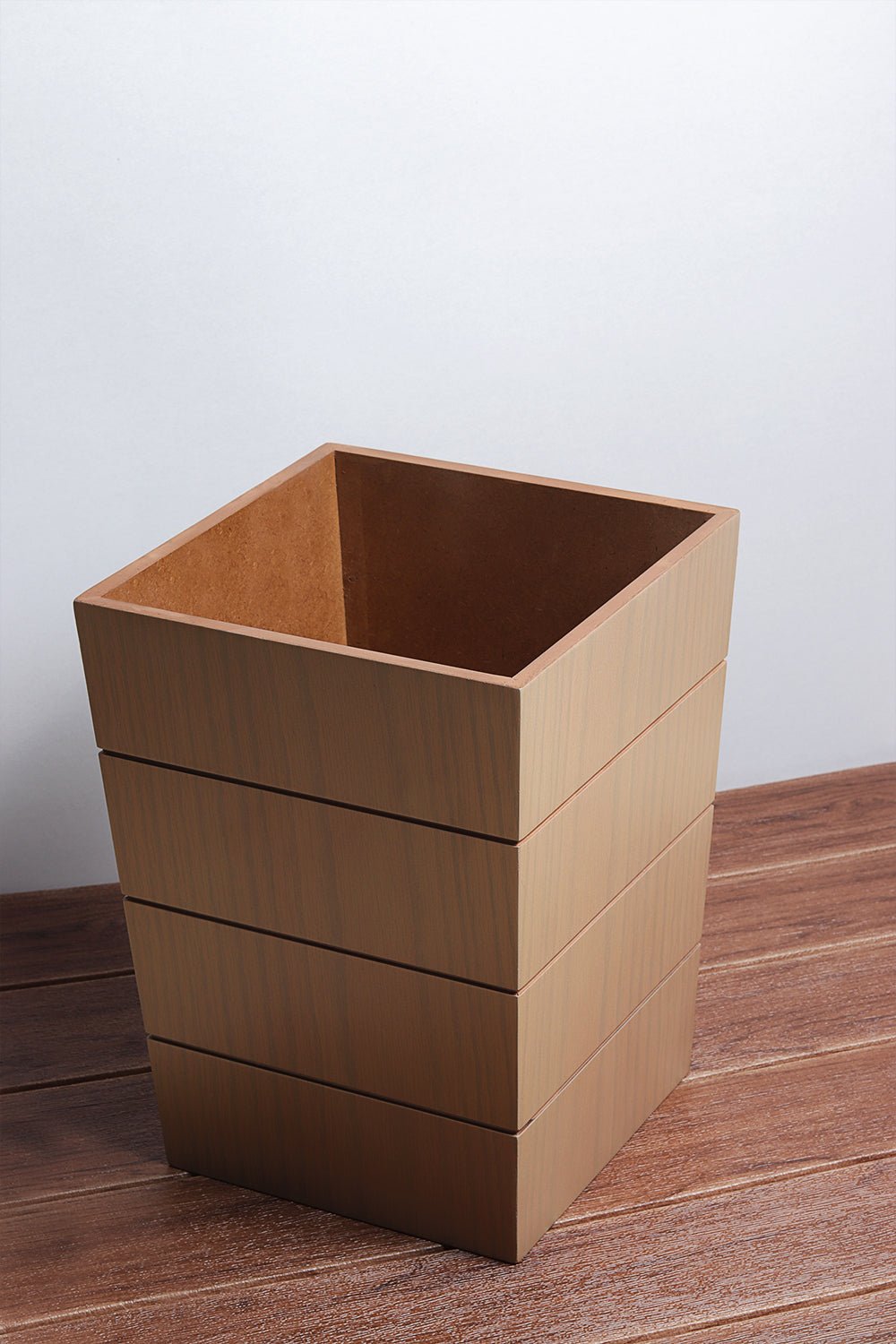 Modern Wooden Trash Bin - Wood Workers Global