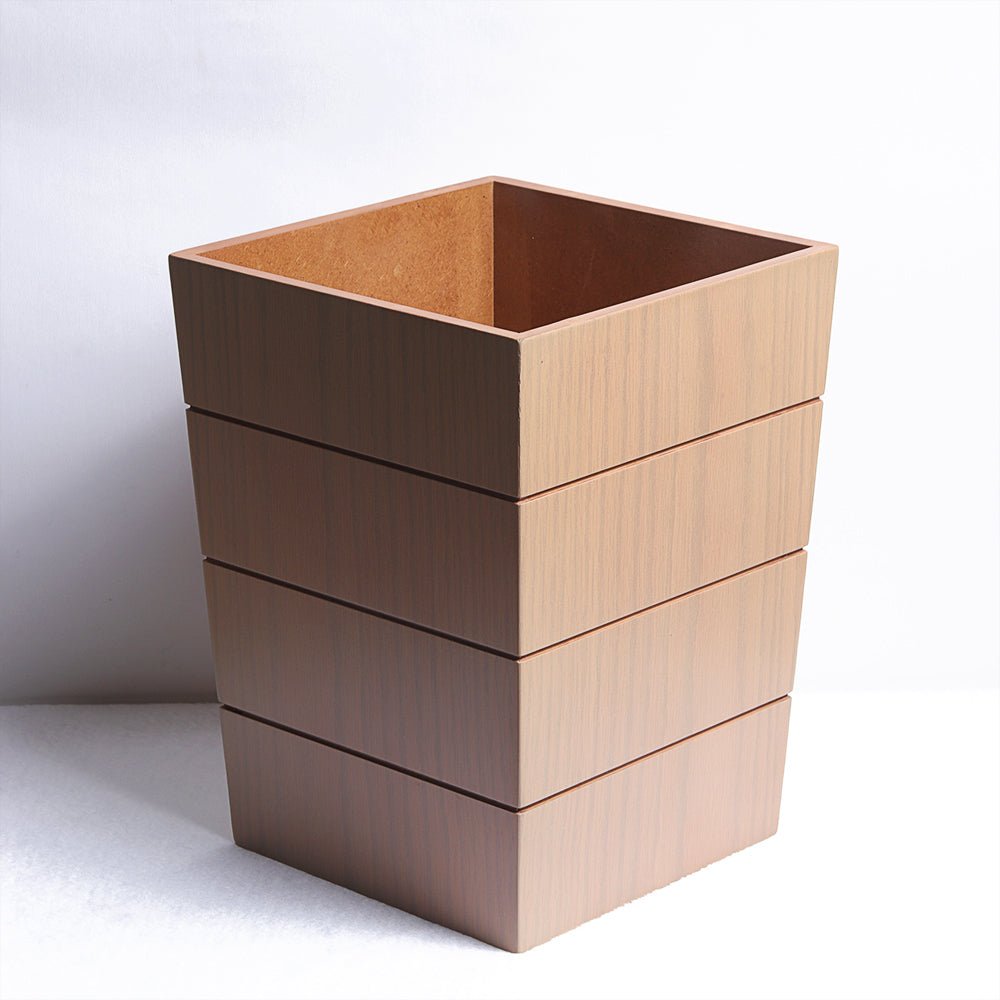 Modern Wooden Trash Bin - Wood Workers Global