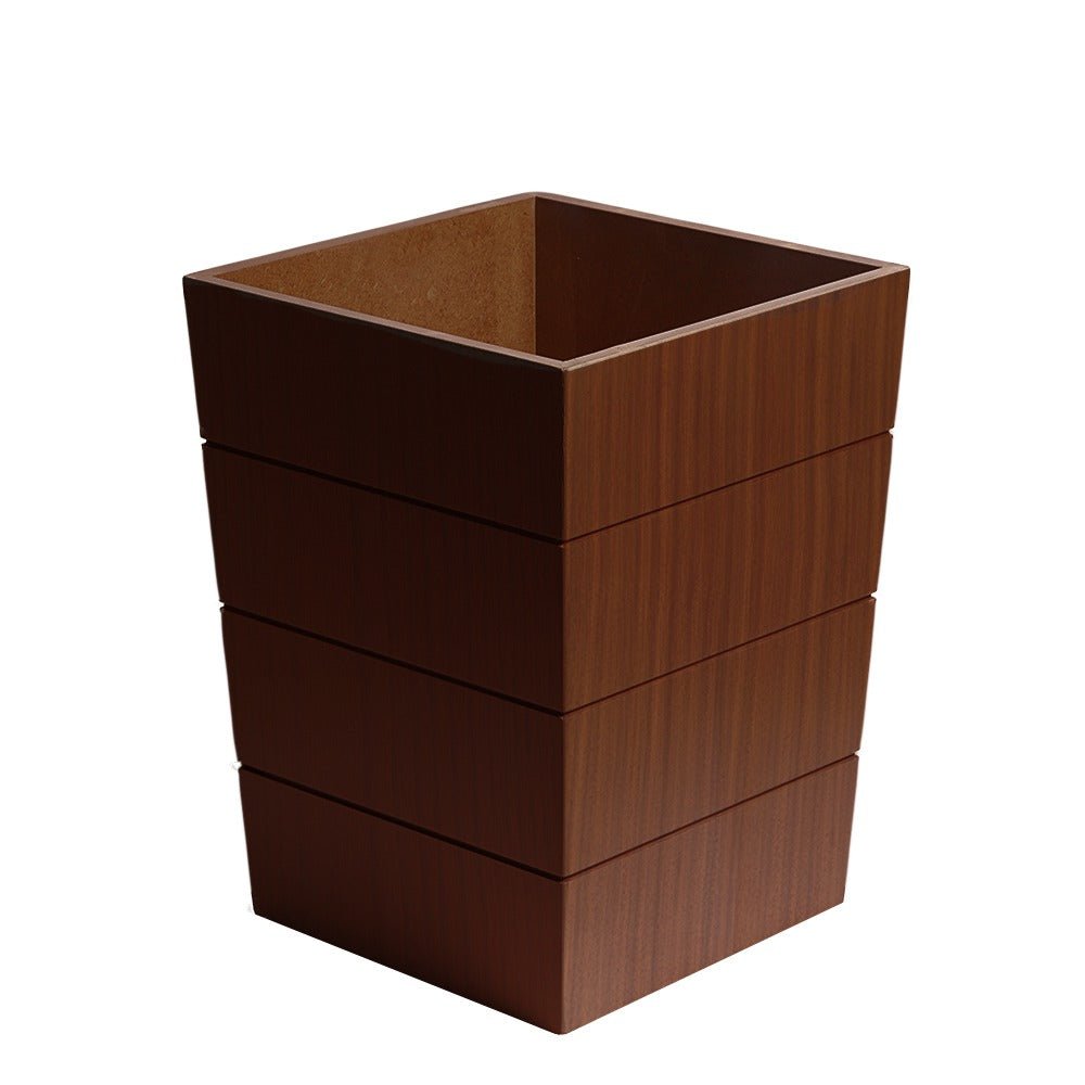 Modern Wooden Trash Bin - Wood Workers Global