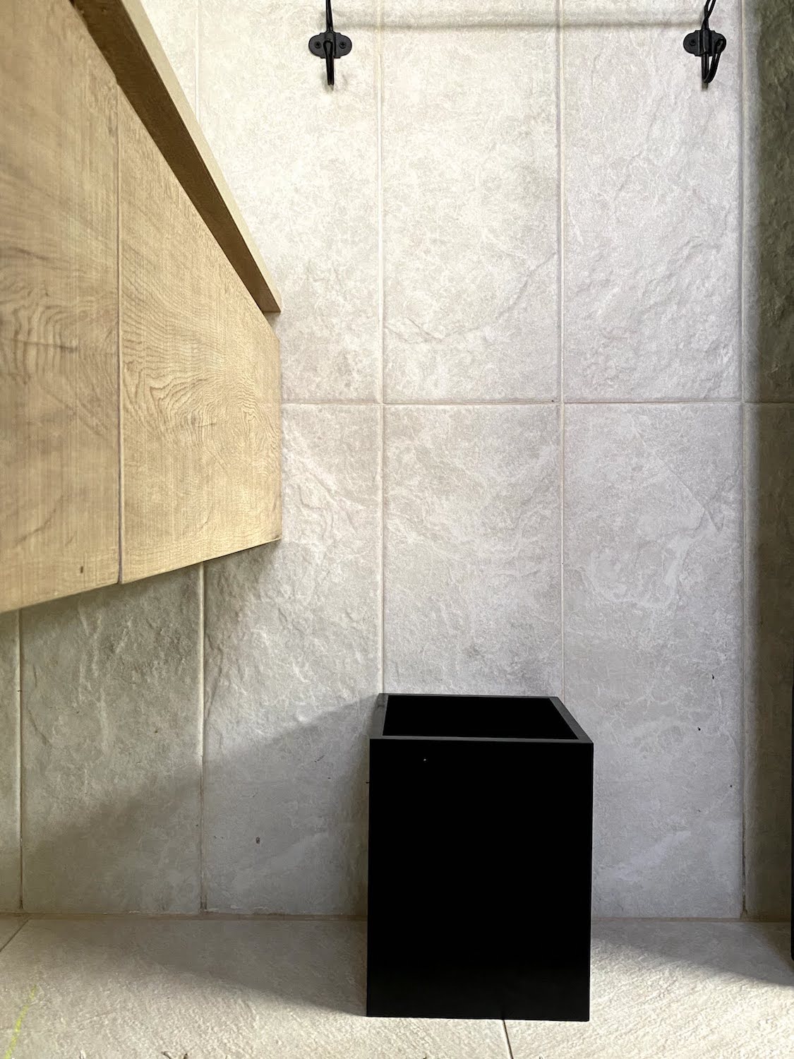 Rectangular Wooden Trash Bin - Wood Workers Global