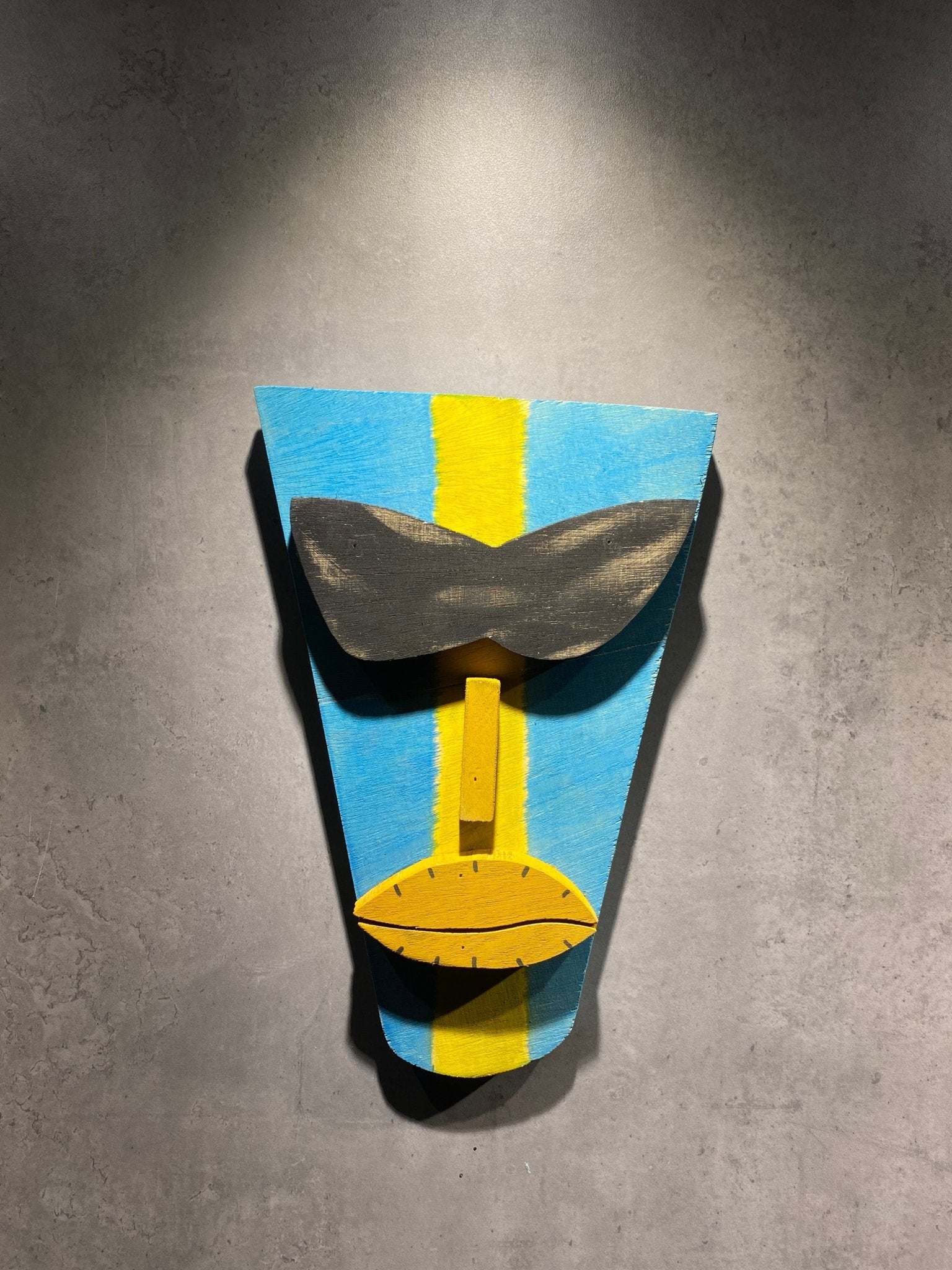 Wood Face Mask Wall Art - Wood Workers Global