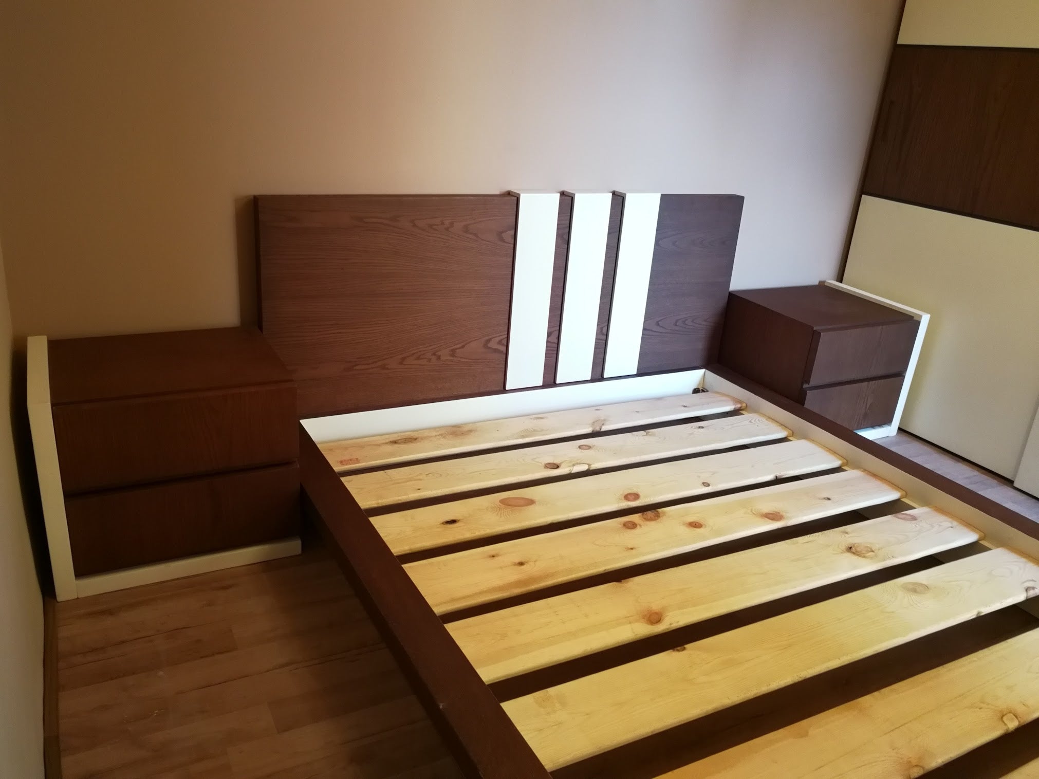 Modern Dark Oak Bedroom