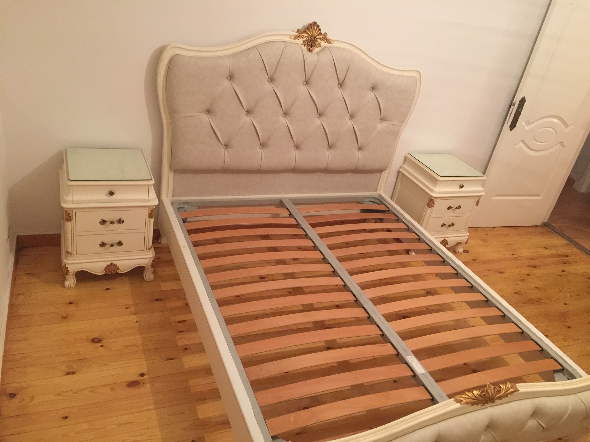 Neo Classic Bedroom in Off White