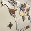 Wooden World Map 120 cm / 47"