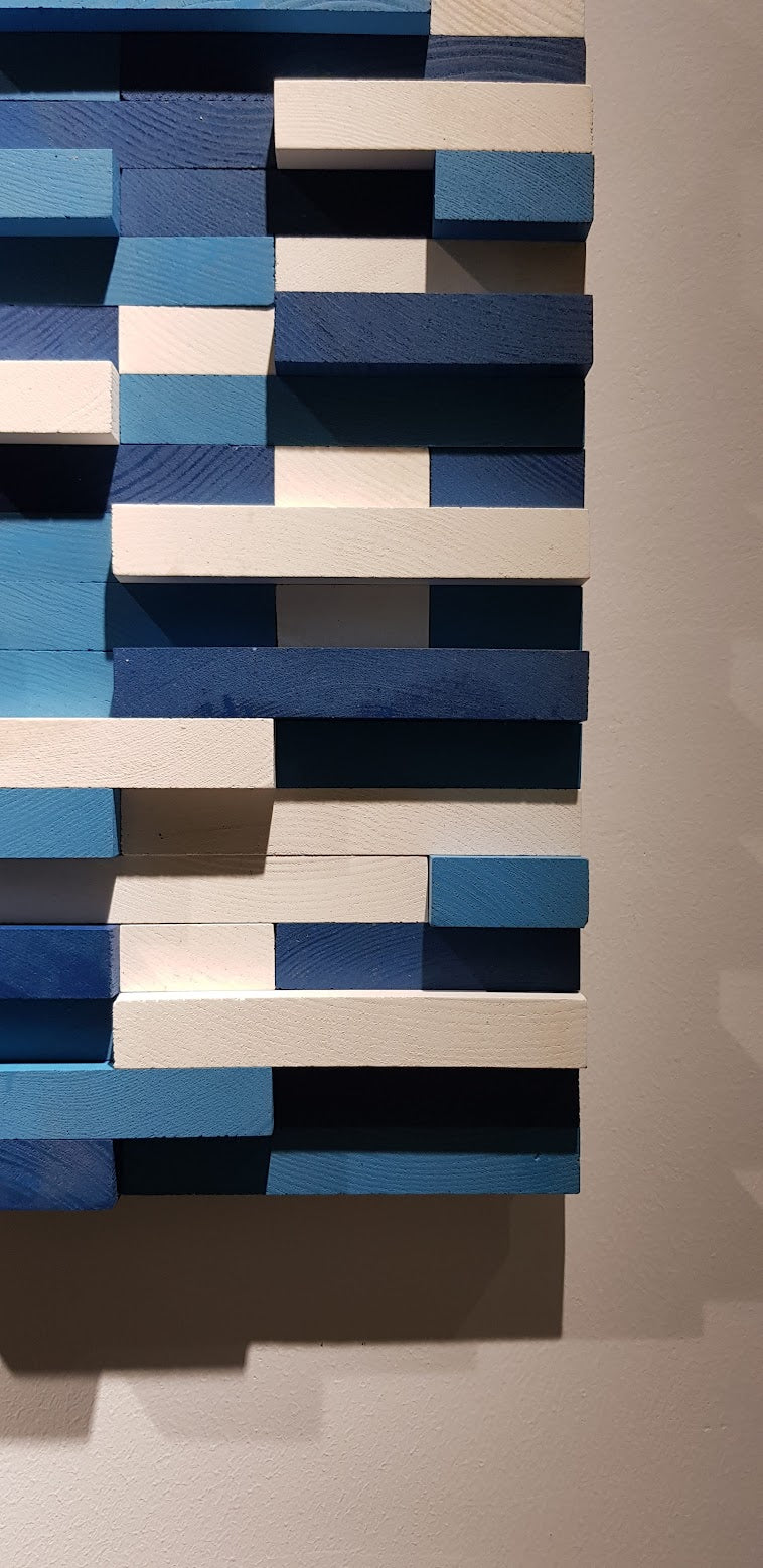 لوحة حائط خشبية مستطيلة