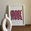 More Less - Wall Art