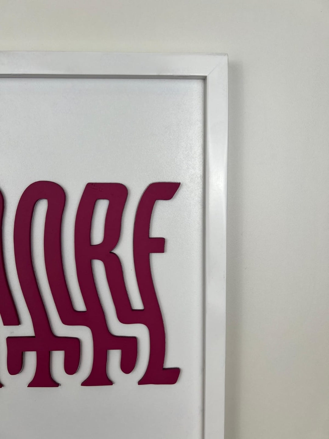 More Less - Wall Art