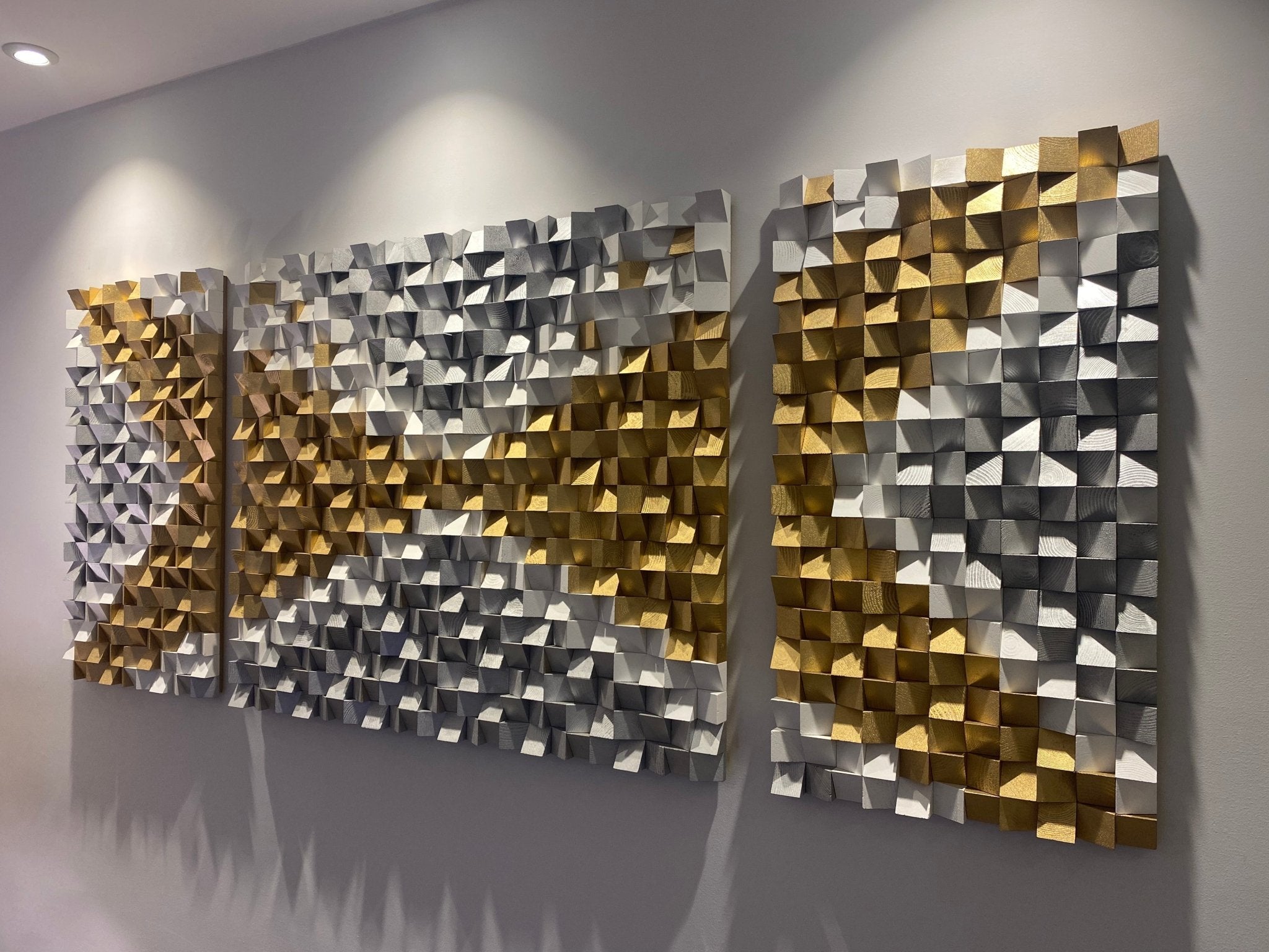  لوحة حائط فنية مكونة من 3 قطع