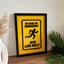 In case of an emergency - RUN LIKE HELL - Wall Art
