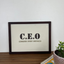 C.E.O. - Wall Art