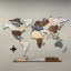 Wooden World Map 120 cm / 47"