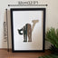"CHAT" Cat Silhouette - Wall Art
