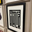 "BLACK WHITE" - Wall Art