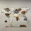 Wooden World Map - Multiple Sizes