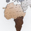 Wooden World Map 120 cm / 47"
