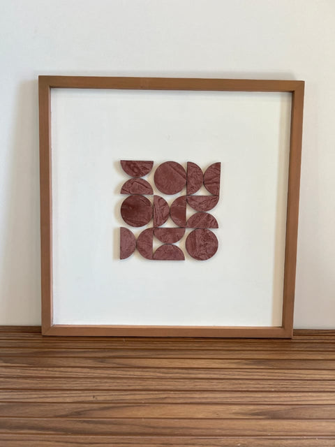 Bauhause Centered - Wooden Wall Art