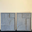 The Mono Set - In Washed Blue - Wooden Wall Art