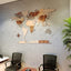Wooden World Map - Multiple Sizes