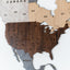 Wooden World Map - Multiple Sizes
