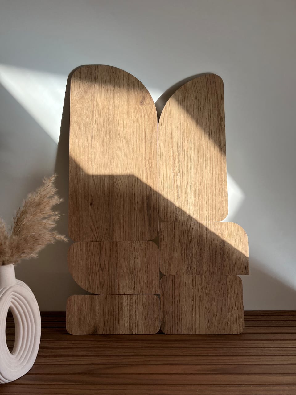 Curva - Oak - Wooden Wall Art