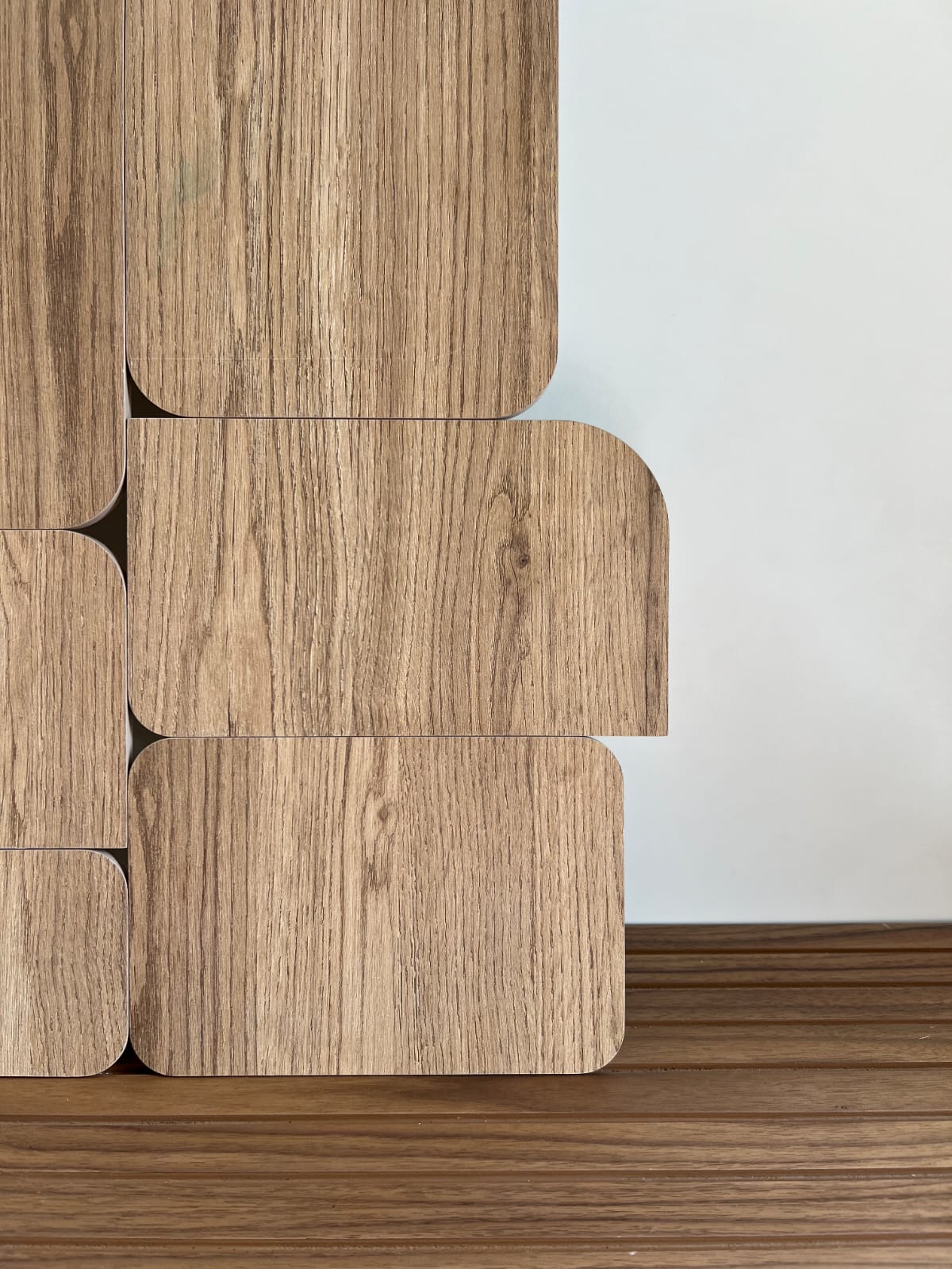 Curva - Oak - Wooden Wall Art