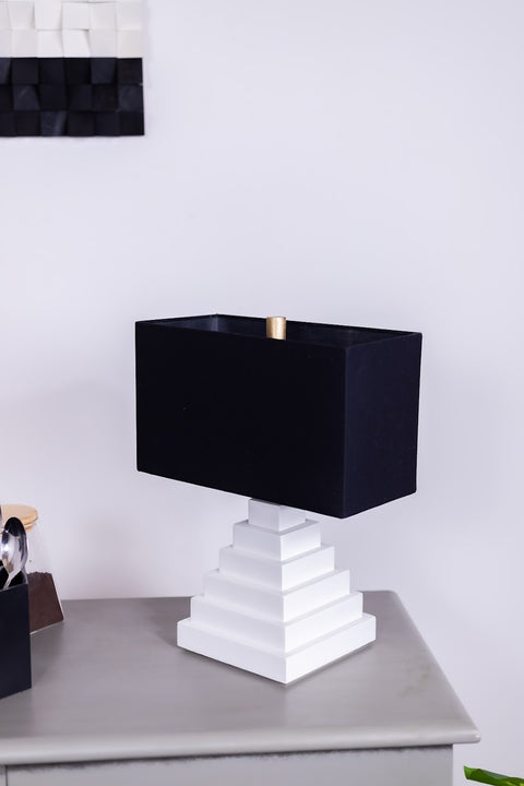 Table Lamp In Pyramid Shape