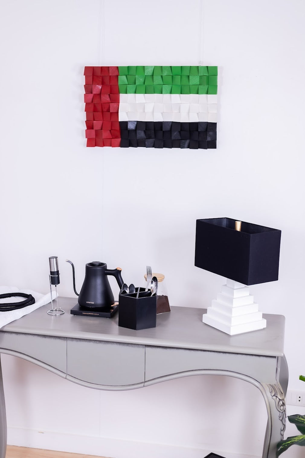 Wooden Emirati Flag Wall Art
