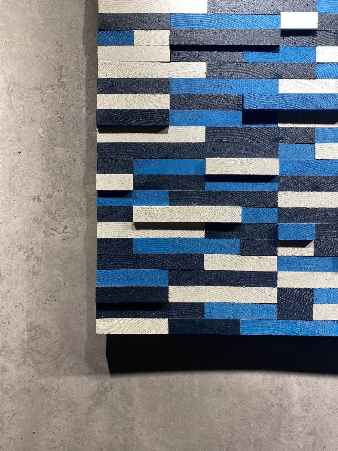 لوحة حائط خشبية مستطيلة