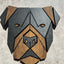 Rottweiler Dog Face Wall Art