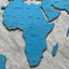 Monochrome World Map - Multiple Sizes