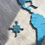 Monochrome World Map - Multiple Sizes