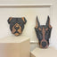 Rottweiler Dog Face Wall Art