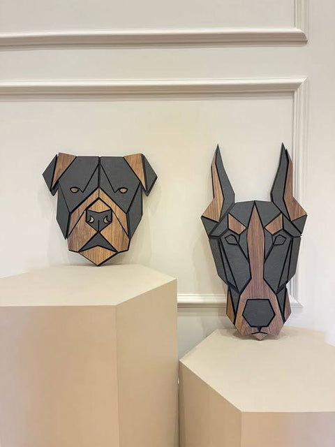 Rottweiler Dog Face Wall Art