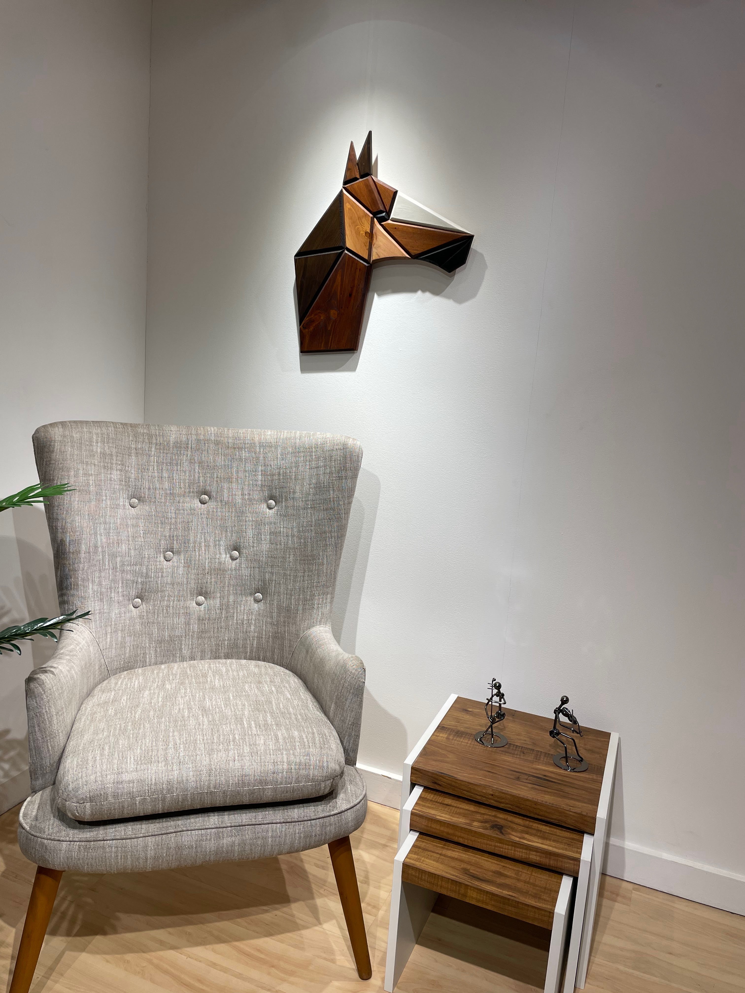 Wooden Horse Wall Art